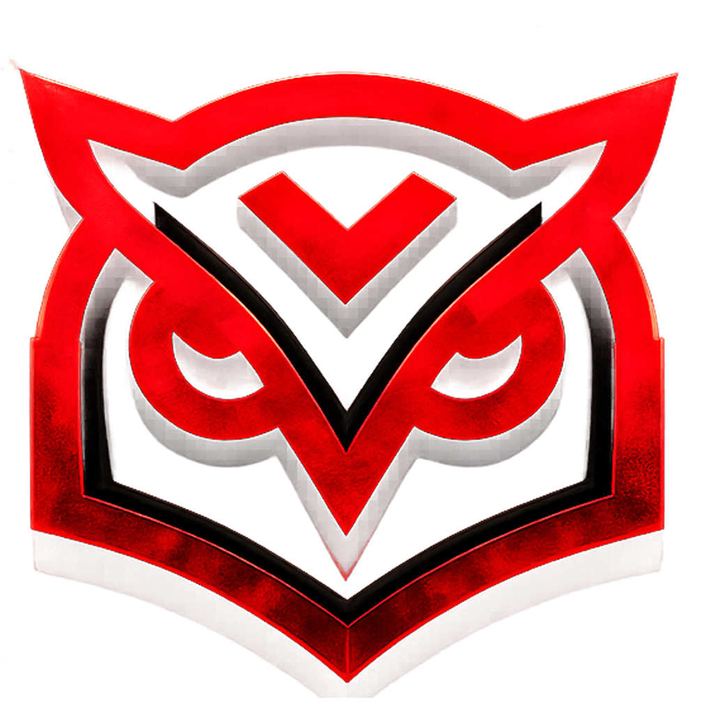 Hoot Technologies red owl emblem
